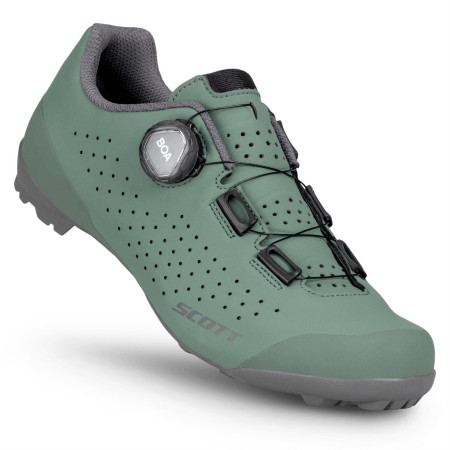 Жіноче велосипедне взуття Scott W's Gravel Pro темно-зелений green/grey