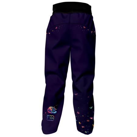 Дитячі софтшелові штани WAMU Dark Purple