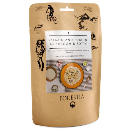 Готова їжа Forestia Різотто з лососем та білими грибами