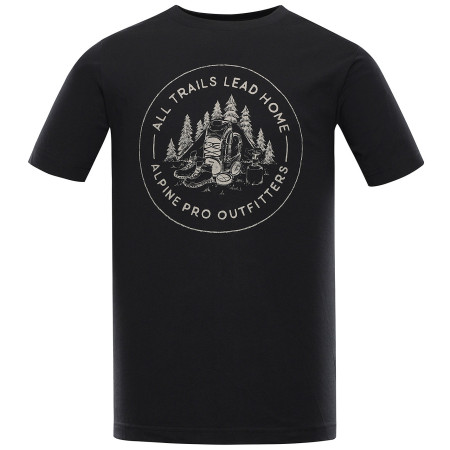 Чоловіча футболка Alpine Pro Lefer чорний/сірий