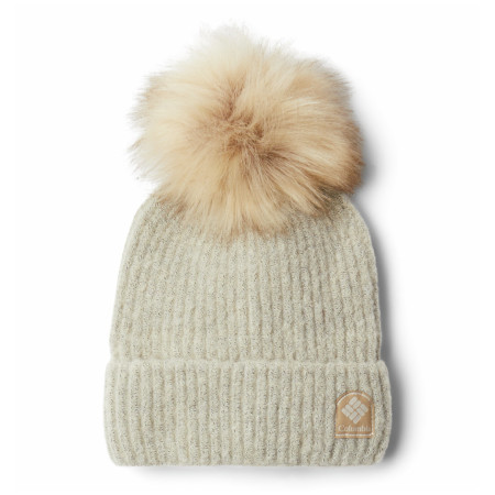 Зимова шапка Columbia Winter Blur™ Pom Pom Beanie бежевий Chalk