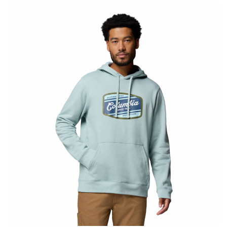 Чоловіча толстовка Columbia Columbia Trek™ Graphic Hoodie блакитний Crushed Blue, Columbia Badge Label