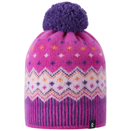 Дитяча шапка Reima Pohjoinen Plum Purple фіолетовий Plum Purple