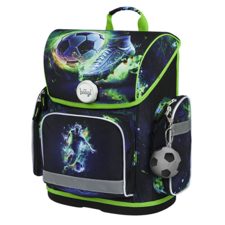 Шкільний рюкзак для 1-го ступеня Baagl Ergo зелений Fotbal Hráč