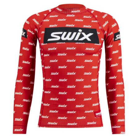 Чоловіча функціональна футболка Swix RaceX червоний/білий