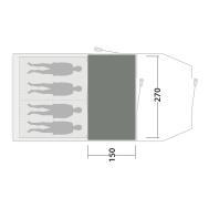 Килимок до намету Outwell Cozy Carpet Rockwell 4