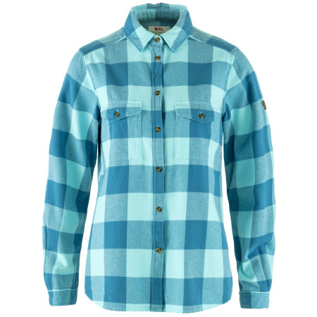 Жіноча сорочка Fjällräven Övik Heavy Flannel Shirt W синій Dawn Blue-Breeze Blue