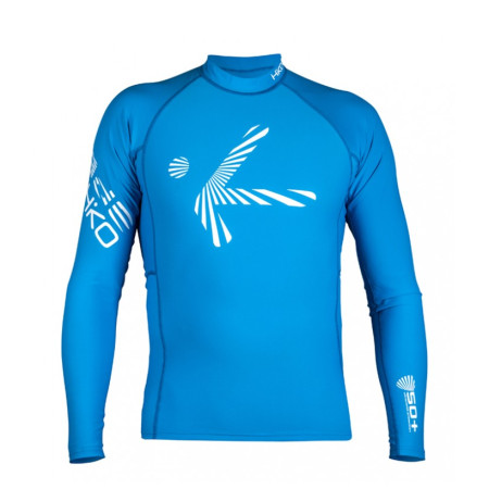 Pánské triko s dlouhým rukávem Hiko Shade Plush modrá process blue