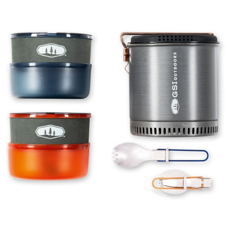 Набір посуду GSI Outdoors Halulite Dualist HS