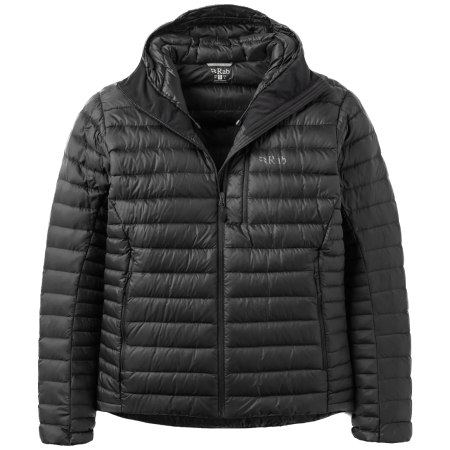 Чоловіча куртка Rab Microlight Alpine Down Hoody чорний