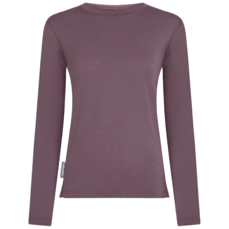 Жіноча функціональна футболка Icebreaker W Mer 150 Ace LS Tee фіолетовий/сірий Grey Plum