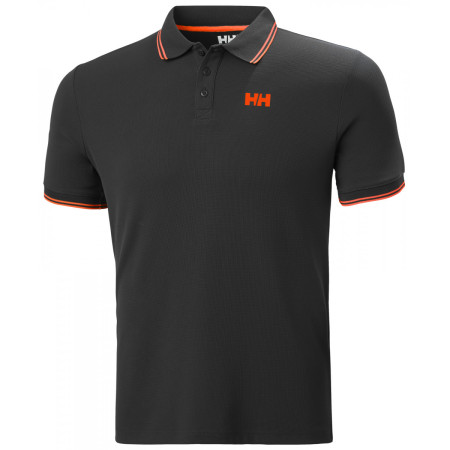 Чоловіча футболка Helly Hansen Kos Polo чорний/червоний