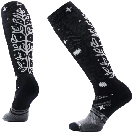 Шкарпетки Smartwool Women's Ski Full Cushion Ice Blossom OTC чорний