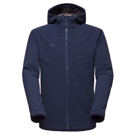 Чоловіча куртка Mammut Sapuen SO Hooded Jacket Men синій marine