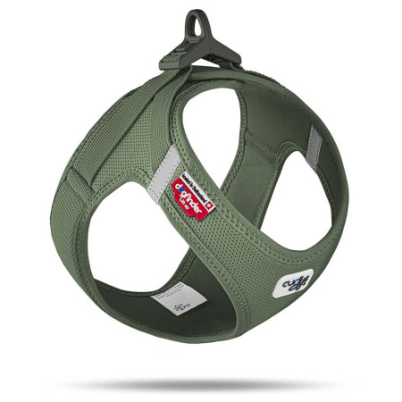 Шлея для собаки Curli Vest Clasp Air-Mesh хакі Moss