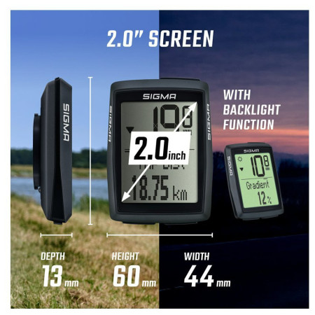 Велокомп'ютер Sigma BC 14.0 WL STS/CAD