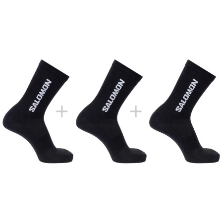 Шкарпетки Salomon Everyday Lite Crew 3-Pack чорний Black