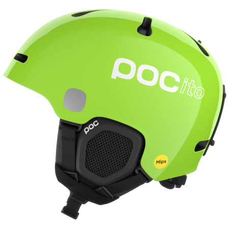 Дитячі гірськолижний шолом POC POCito Fornix MIPS світло-зелений Fluorescent Yellow/Green