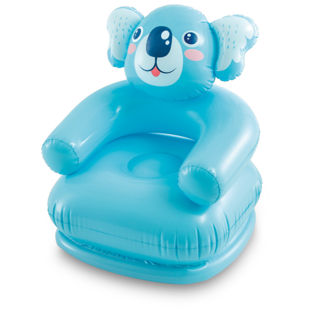 Надувне крісло Intex Happy Animal Chairs синій blue