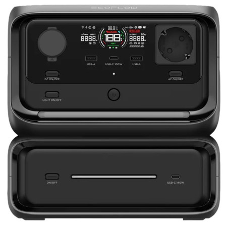 Зарядна станція EcoFlow River 3 Plus - přídavná baterie 300 чорний černá