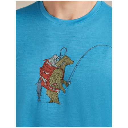 Чоловіча функціональна футболка Icebreaker Merino 150 Tech Lite SS Tee Bear Catch