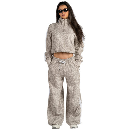Жіноча толстовка Nebbia Half-Zip Leopard Sweatshirt Primal