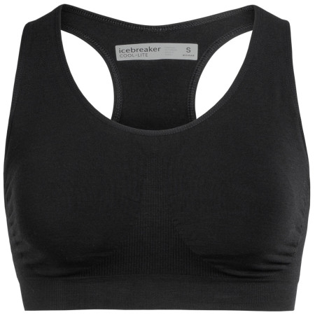 Podprsenka Icebreaker Wmns Anatomica Seamless Sport Bra černá Black