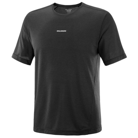 Чоловіча футболка Salomon Shakeout Core SS TEE M чорний Deep Black
