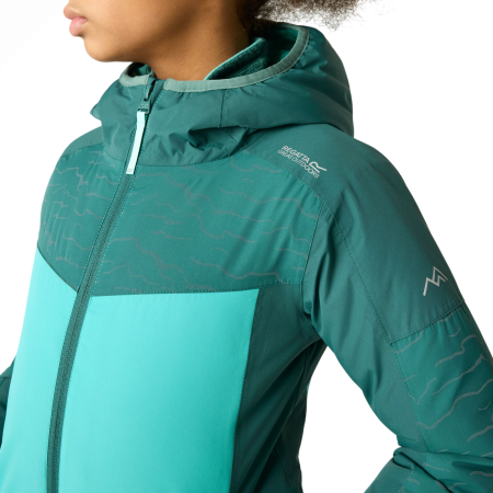 Дитяча зимова куртка Regatta Illuma Reflective Jacket Mediterranea/Turquoise