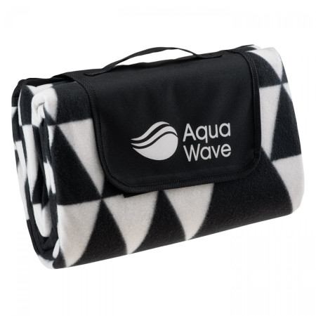 Ковдра для пікніка Aquawave Triangle Blanket чорний/білий GeometricPrint