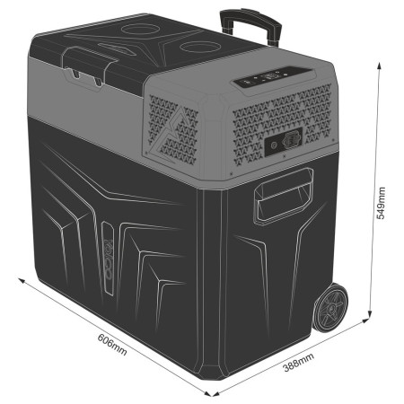 Компресорний холодильник Yolco BCX50