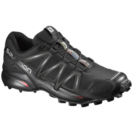 Чоловічі черевики Salomon Speedcross 4 Wide (2019) чорний Black/Black/BlackMetallic