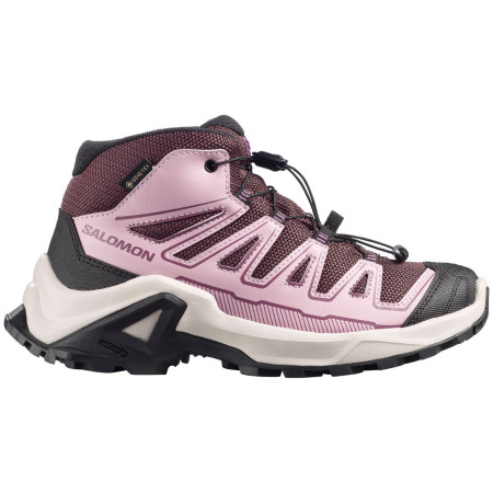 Дитячі черевики Salomon X Ultra Mid Gtx J Huckleberry-Dawn Pink-Concord Grape рожевий Huckleberry / Dawn Pink / Concord Grape