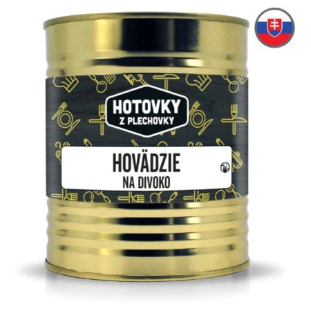 Головна страва Hotovky z plechovky Тушкована яловичина 800г