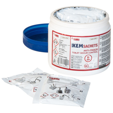 Засіб для очищення Fiamma Super Kem Sachets 15 шт білий