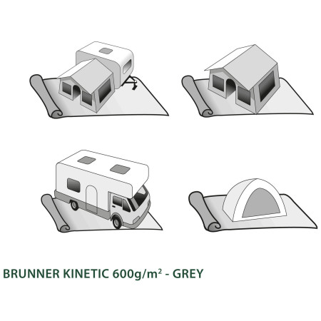 Килимок Brunner Kinetic 600 - 300x700 cm