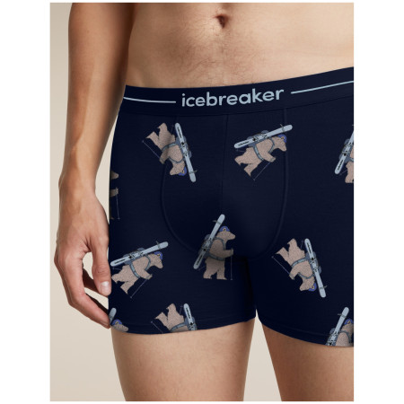 Чоловічі функціональні боксерки Icebreaker Men M 150 Anatomica Boxers BearTourAOP