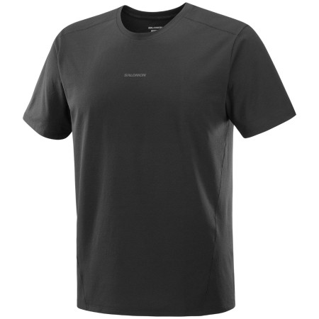 Чоловіча футболка Salomon Trackline SS Tee чорний Deep Black