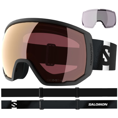 Лижна маска Salomon Radium Pro Outline Sigma+1Lens чорний Black