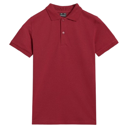 Дитяча футболка 4F Polo Shirt M614 червоний DARK RED