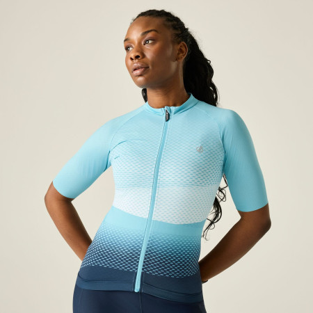 Жіноча велофутболка Dare 2b Lightnint short sleeve printed jersey