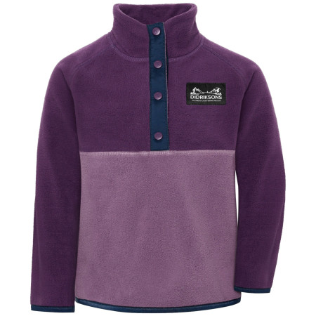 Дитяча толстовка Didriksons Monte Kids Half Bu 6 Northen Purple фіолетовий Northen Purple