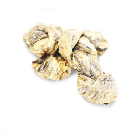 Ласощі для собак Fish4Dogs Dental Sea Jerky Fish Knots 100g