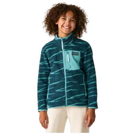 Дитяча функціональна толстовка Regatta Junior Frankie Warm Fleece Mediterranea Zebra