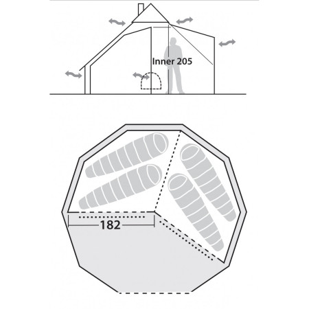 Спальня Robens Inner tent Klondike