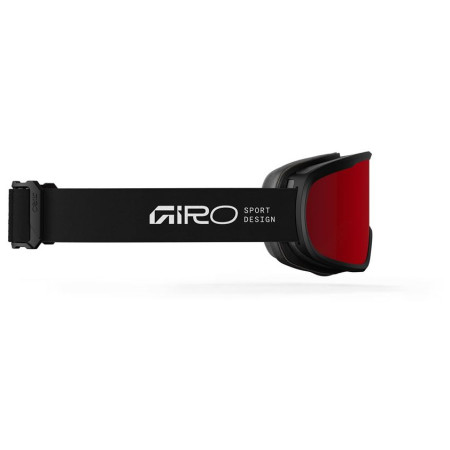 Лижна маска Giro Roam Black Stacked-Amber Scarlet/Yellow (2skla)