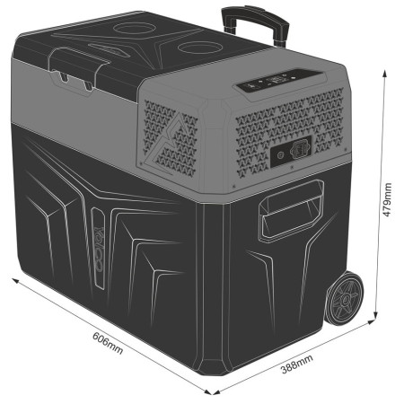 Компресорний холодильник Yolco BCX40