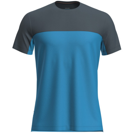 Чоловіча функціональна футболка Icebreaker Men Merino 125 Cool-Lite™ Sphere III SS Tee Colour Block бірюзовий/синій Arctic/Abyss/Cb