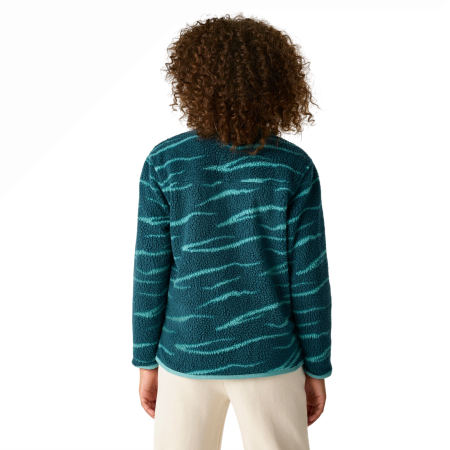 Дитяча функціональна толстовка Regatta Junior Frankie Warm Fleece Mediterranea Zebra
