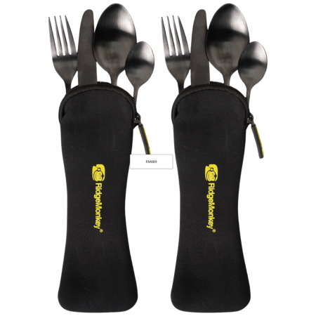 Столовий прибор Ridge Monkey DLX Cutlery Set Twin Pack